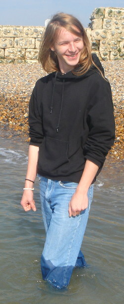 Swimming in a wet cotton hoodie